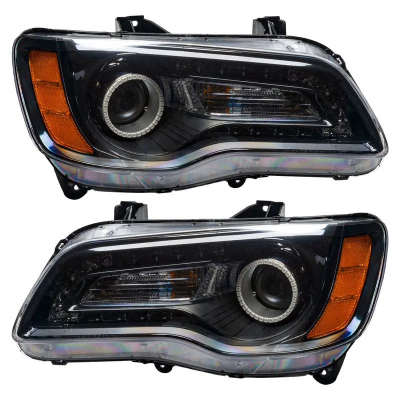 Oracle Lighting 7729-330 Smd Pre-Assembled Headlights, Non-Hid, Black Bezel, Colorshift 1