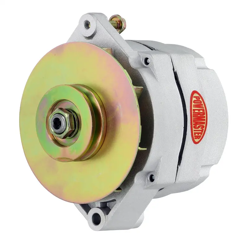 Powermaster 47294 12Si High-Output Alternator — 150 Amp, 100 Rpm Idle Output, Natural Finish 1