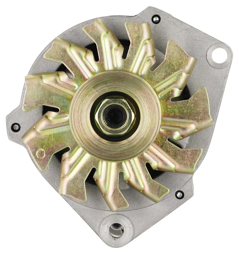 Powermaster 48114 Cs130 Saddle-Mount Alternator – 140 Amp, 6-Groove Pulley, Natural Finish 1