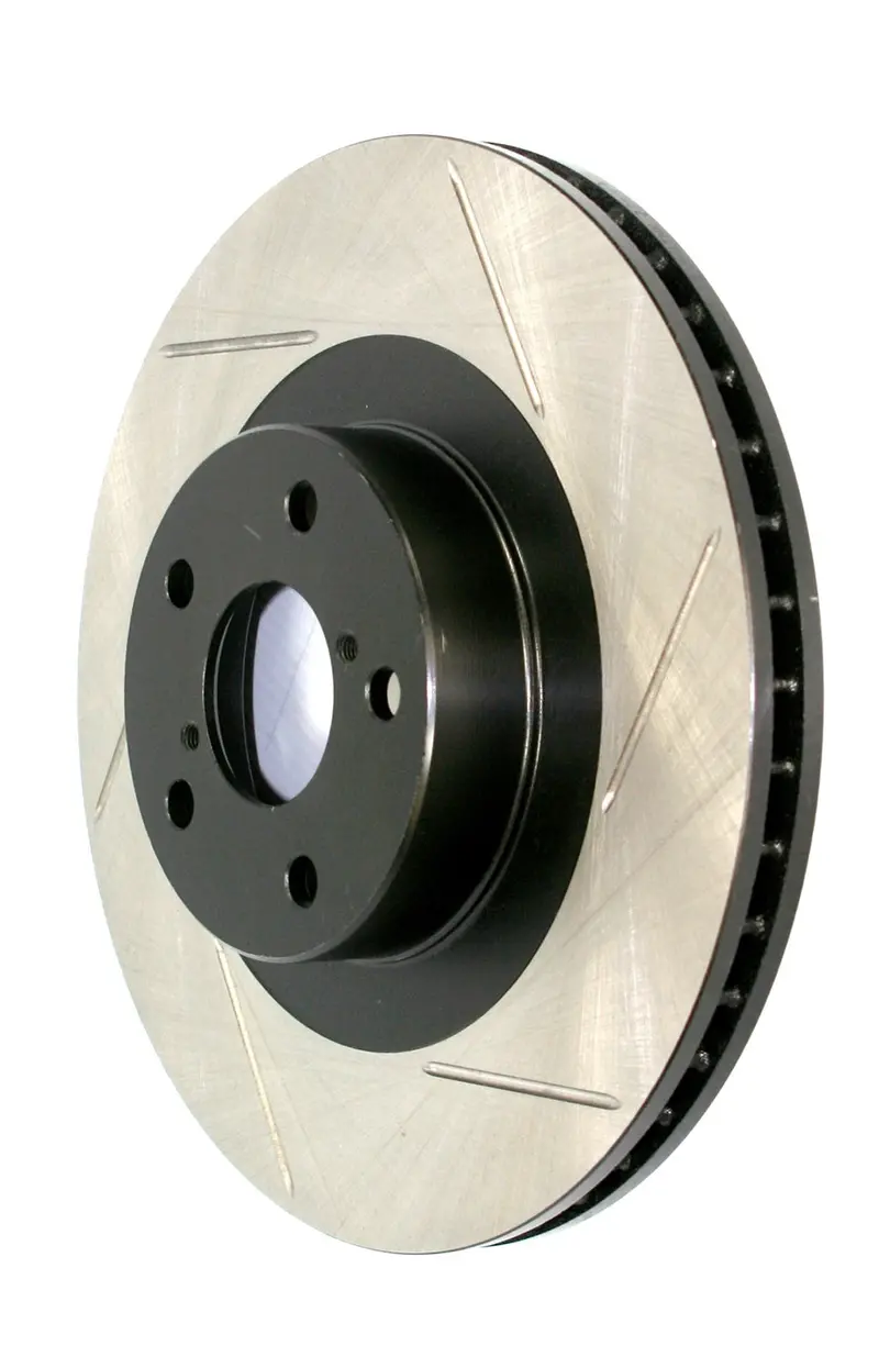 Stoptech 126.42028Sl Front Left Slotted Sport Brake Rotor 1