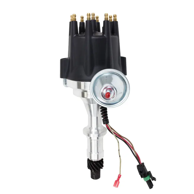 Top Street Performance Jm7704Bk Ready-To-Run Distributor – Pontiac V8 (301–455), Black Cap, Pro Series 1