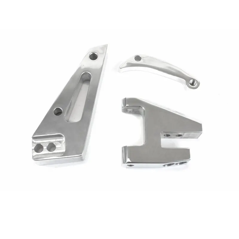 Top Street Performance Jm9102P Polished Aluminum Short-Water-Pump Bracket For Chevy Small-Block With 10Si Alternator 1